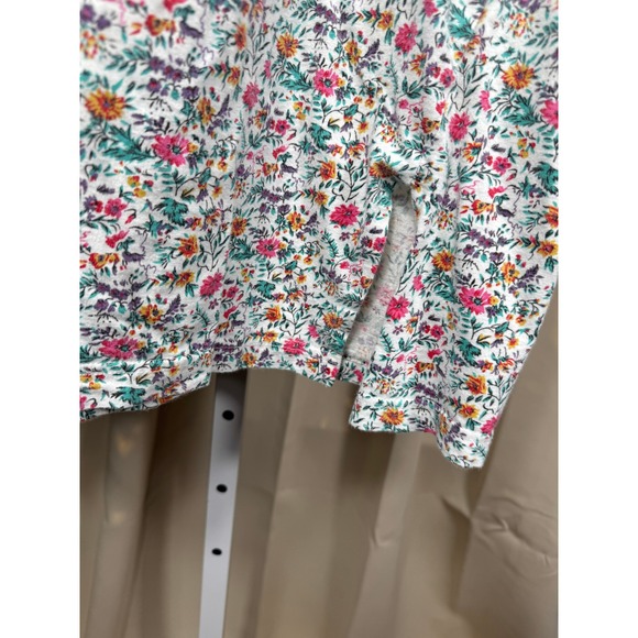 Vintage Victoria's Secret Gold Label Floral Cotton Nightshirt Multicolor – L - Picture 6 of 6